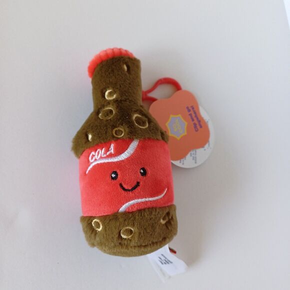 Back-to-School Bag clip-on bundle giggle scape plush Burger/cola/pizza - Picture 4 of 10